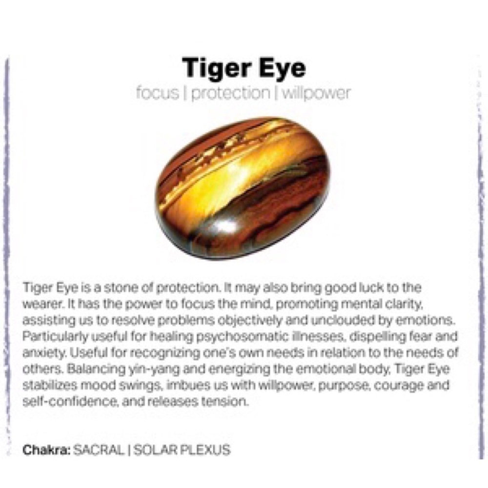 Tiger Eye Healing Bracelet Raw Stone Beads Matte - Picture 5 of 6